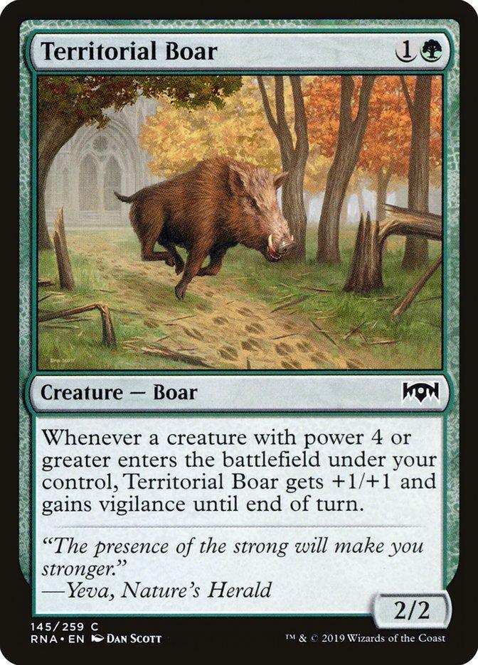 Territorial Boar [Ravnica Allegiance] - La Boîte Mystère ( The Mystery Box)