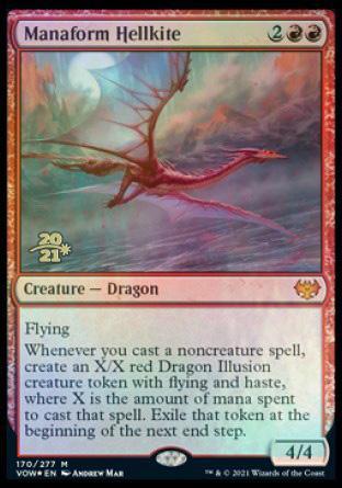 Manaform Hellkite [Innistrad: Crimson Vow Prerelease Promos] - La Boîte Mystère ( The Mystery Box)