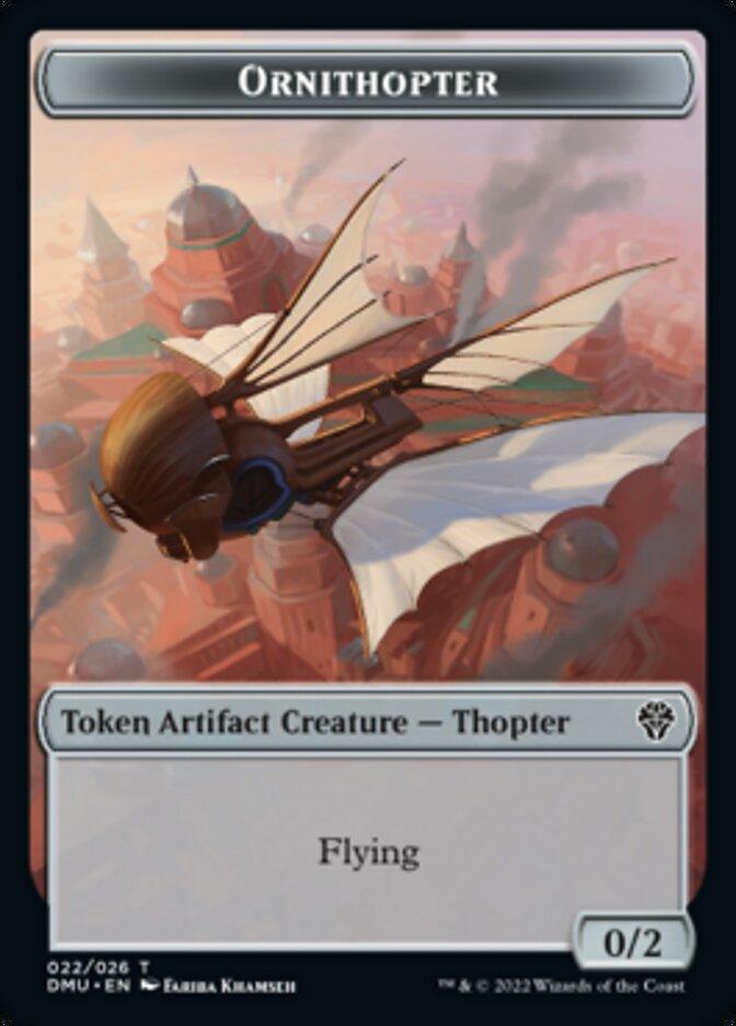 Soldier // Ornithopter Double-sided Token [Dominaria United Tokens] - La Boîte Mystère ( The Mystery Box)
