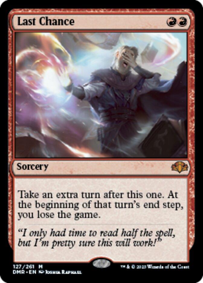 Last Chance [Dominaria Remastered] - La Boîte Mystère ( The Mystery Box)