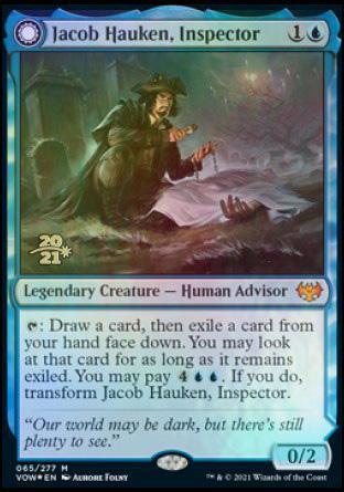 Jacob Hauken, Inspector // Hauken's Insight [Innistrad: Crimson Vow Prerelease Promos] - La Boîte Mystère ( The Mystery Box)