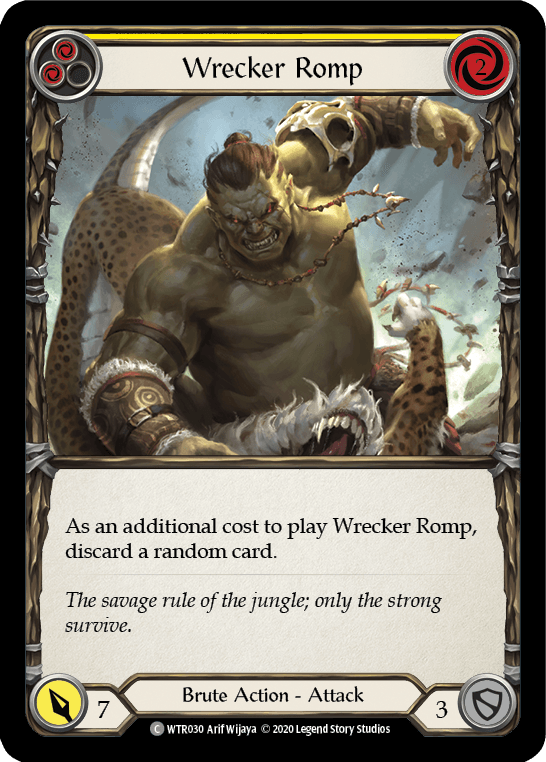 Wrecker Romp (Yellow) [U-WTR030] Unlimited Rainbow Foil - La Boîte Mystère ( The Mystery Box)