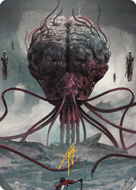 Elder Brain Art Card (Gold-Stamped Signature) [Commander Legends: Battle for Baldur's Gate Art Series] - La Boîte Mystère ( The Mystery Box)