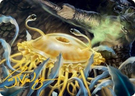 Flumph Art Card (Gold-Stamped Signature) [Dungeons & Dragons: Adventures in the Forgotten Realms Art Series] - La Boîte Mystère ( The Mystery Box)