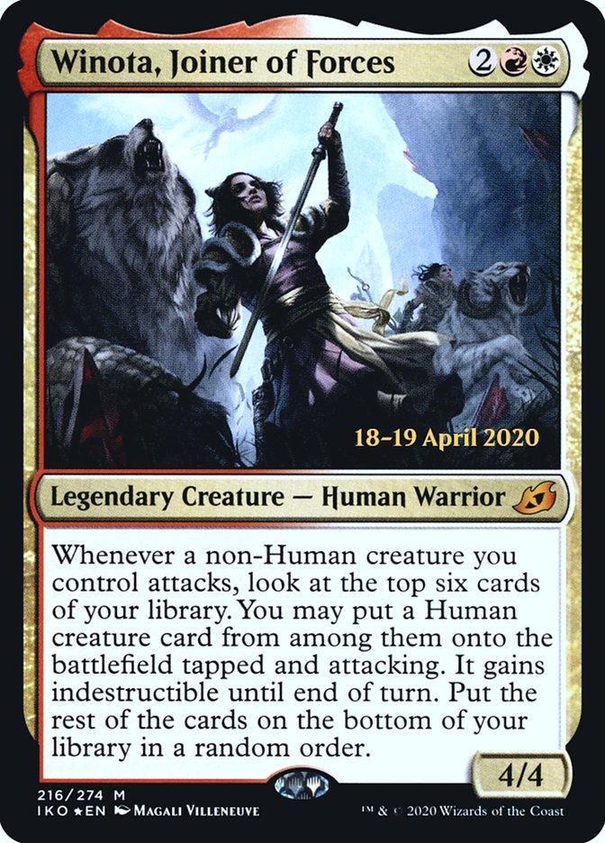 Winota, Joiner of Forces [Ikoria: Lair of Behemoths Prerelease Promos] - La Boîte Mystère ( The Mystery Box)