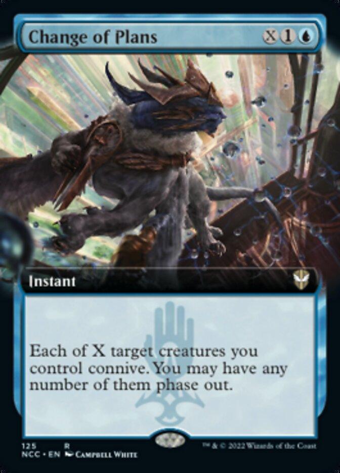Change of Plans (Extended Art) [Streets of New Capenna Commander] - La Boîte Mystère ( The Mystery Box)