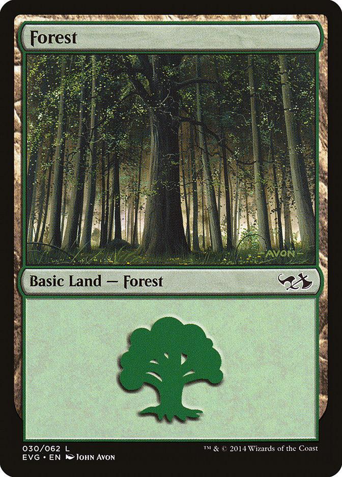 Forest (30) (Elves vs. Goblins) [Duel Decks Anthology] - La Boîte Mystère ( The Mystery Box)