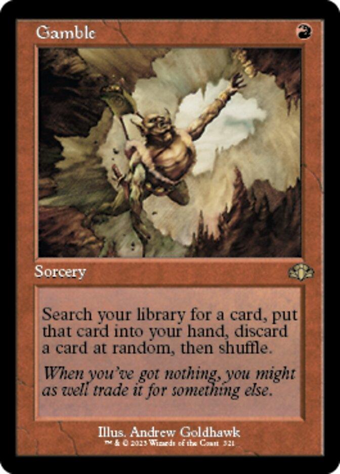 Gamble (Retro) [Dominaria Remastered] - La Boîte Mystère ( The Mystery Box)