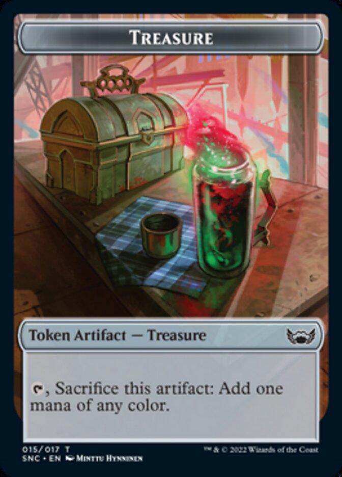 Treasure (015) // Copy Double-sided Token [Streets of New Capenna Tokens] - La Boîte Mystère ( The Mystery Box)