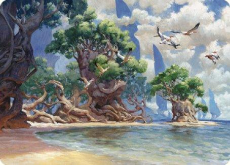 Yavimaya Coast Art Card [Dominaria United Art Series] - La Boîte Mystère ( The Mystery Box)