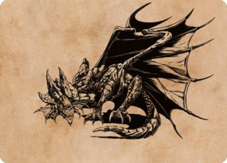 Ancient Copper Dragon Art Card (52) [Commander Legends: Battle for Baldur's Gate Art Series] - La Boîte Mystère ( The Mystery Box)