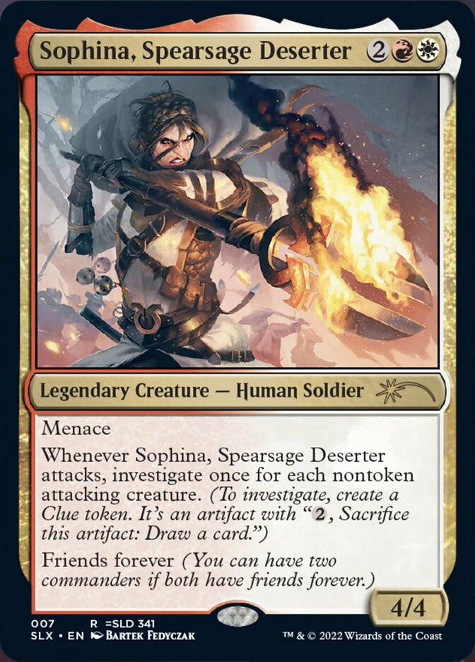 Sophina, Spearsage Deserter [Secret Lair: Universes Within] - La Boîte Mystère ( The Mystery Box)