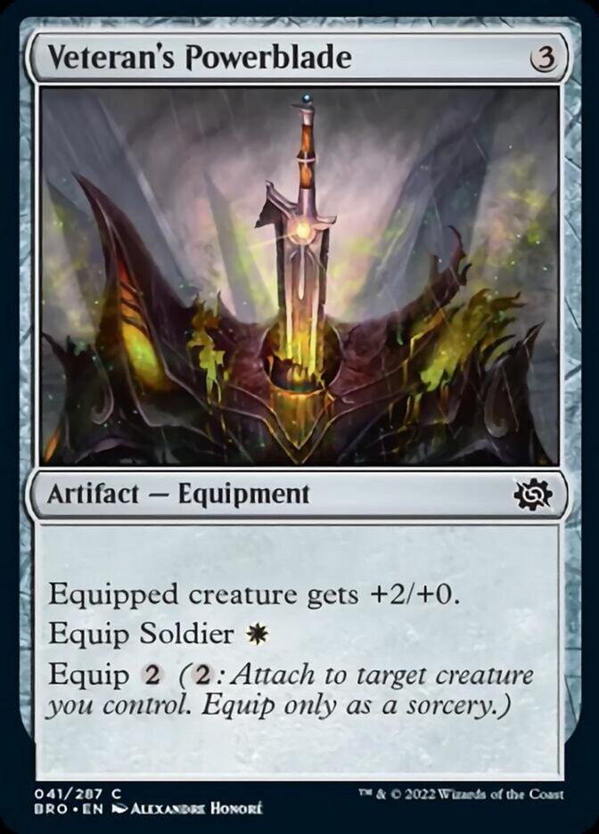 Veteran's Powerblade [The Brothers' War] - La Boîte Mystère ( The Mystery Box)