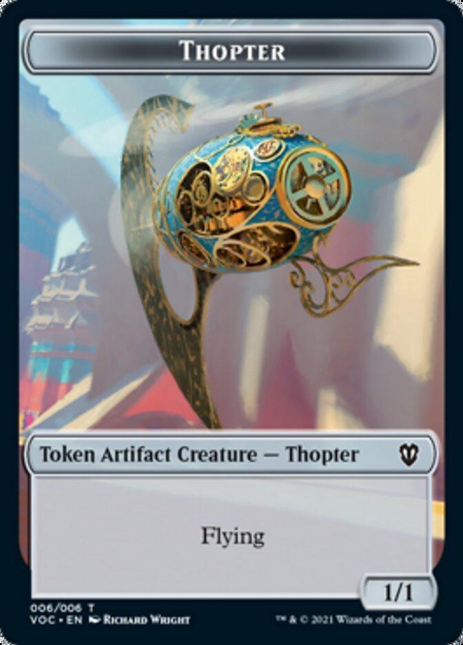Spirit (003) // Thopter Double-sided Token [Innistrad: Crimson Vow Commander Tokens] - La Boîte Mystère ( The Mystery Box)