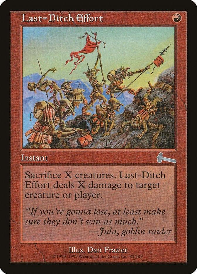 Last-Ditch Effort [Urza's Legacy] - La Boîte Mystère ( The Mystery Box)