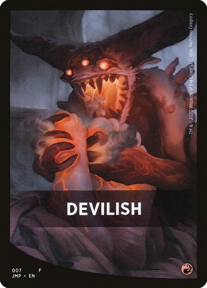 Devilish Theme Card [Jumpstart Front Cards] - La Boîte Mystère ( The Mystery Box)