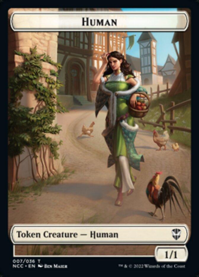Eldrazi Spawn // Human Double-sided Token [Streets of New Capenna Commander Tokens] - La Boîte Mystère ( The Mystery Box)