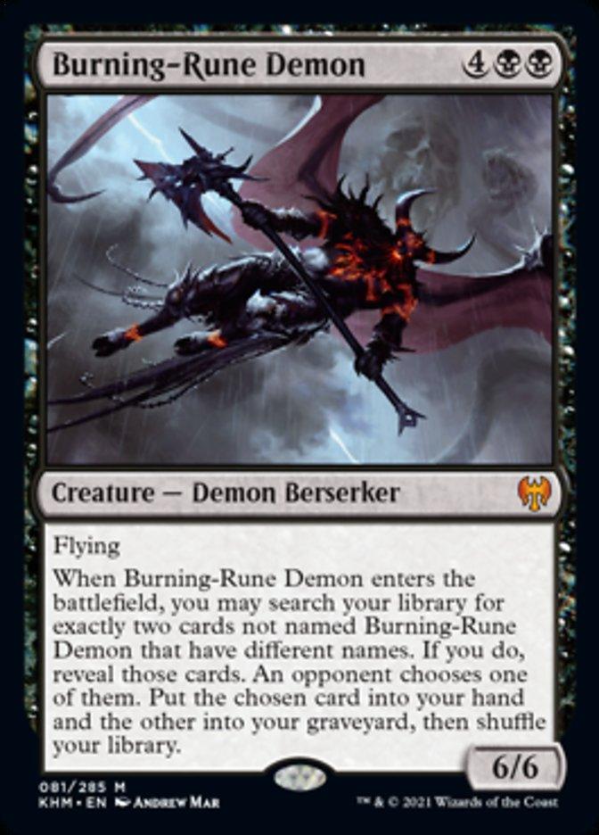 Burning-Rune Demon [Kaldheim] - La Boîte Mystère ( The Mystery Box)