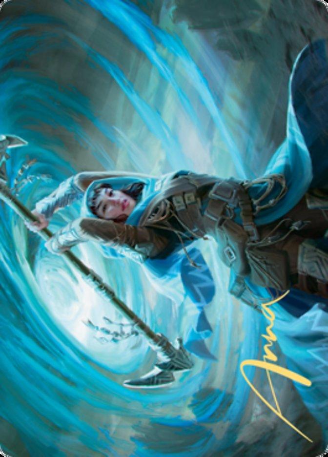 Sea Gate Stormcaller Art Card (Gold-Stamped Signature) [Zendikar Rising Art Series] - La Boîte Mystère ( The Mystery Box)