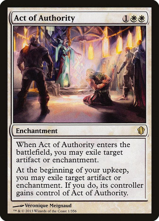 Act of Authority [Commander 2013] - La Boîte Mystère ( The Mystery Box)