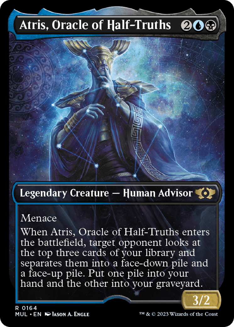 Atris, Oracle of Half-Truths (Halo Foil) [Multiverse Legends] - La Boîte Mystère ( The Mystery Box)
