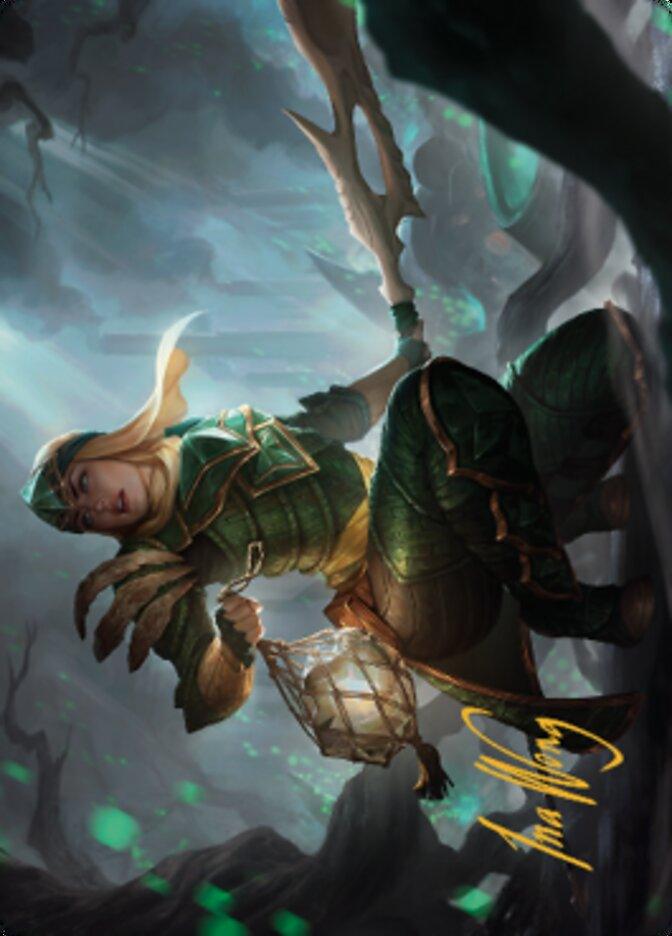 Argothian Opportunist Art Card (Gold-Stamped Signature) [The Brothers' War Art Series] - La Boîte Mystère ( The Mystery Box)