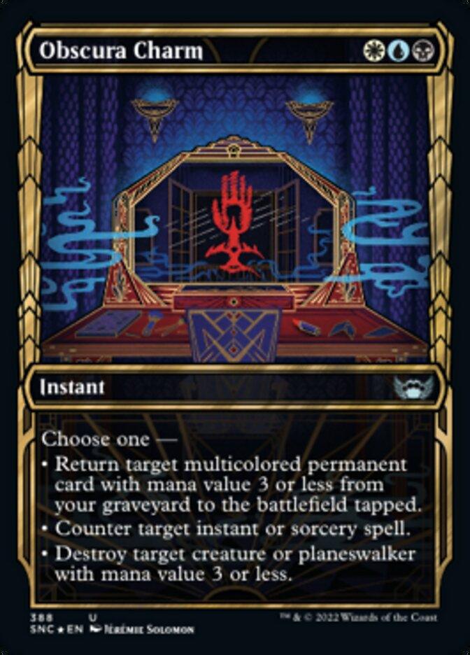 Obscura Charm (Showcase Golden Age Gilded Foil) [Streets of New Capenna] - La Boîte Mystère ( The Mystery Box)