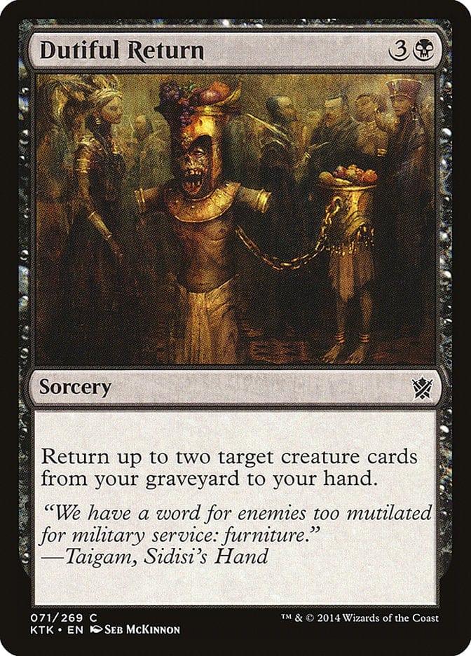 Dutiful Return [Khans of Tarkir] - La Boîte Mystère ( The Mystery Box)