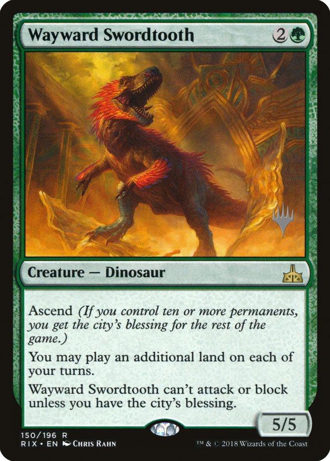 Wayward Swordtooth (Promo Pack) [Rivals of Ixalan Promos] - La Boîte Mystère ( The Mystery Box)