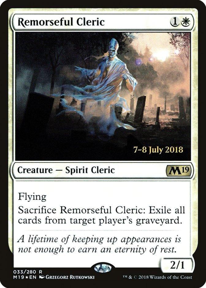 Remorseful Cleric [Core Set 2019 Prerelease Promos] - La Boîte Mystère ( The Mystery Box)