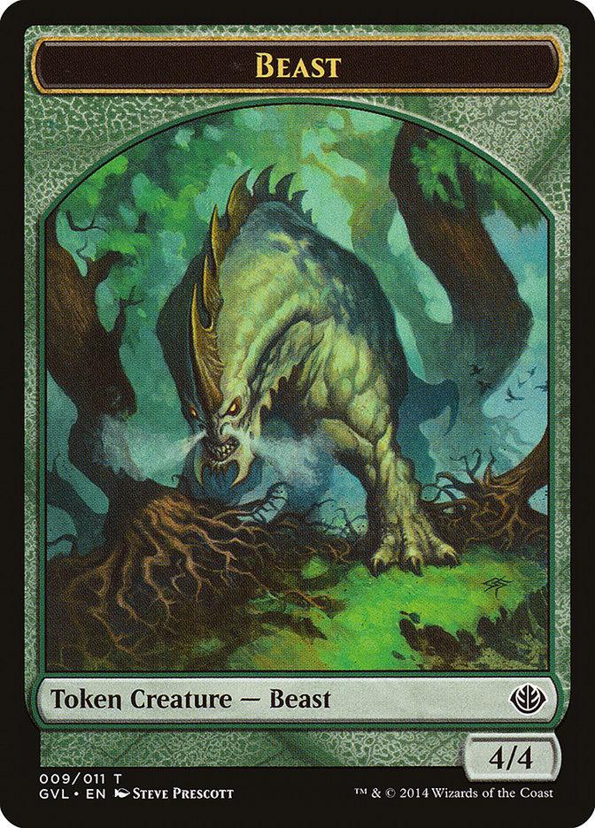 Beast Token (009/011) (Garruk vs. Liliana) [Duel Decks Anthology Tokens] - La Boîte Mystère ( The Mystery Box)