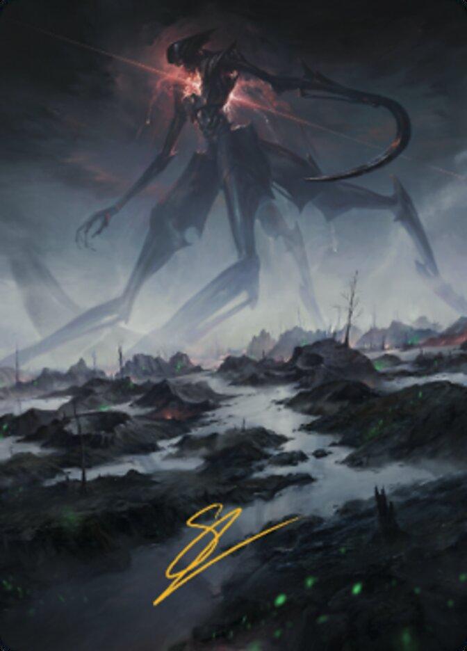 Swamp (1) Art Card (Gold-Stamped Signature) [The Brothers' War Art Series] - La Boîte Mystère ( The Mystery Box)
