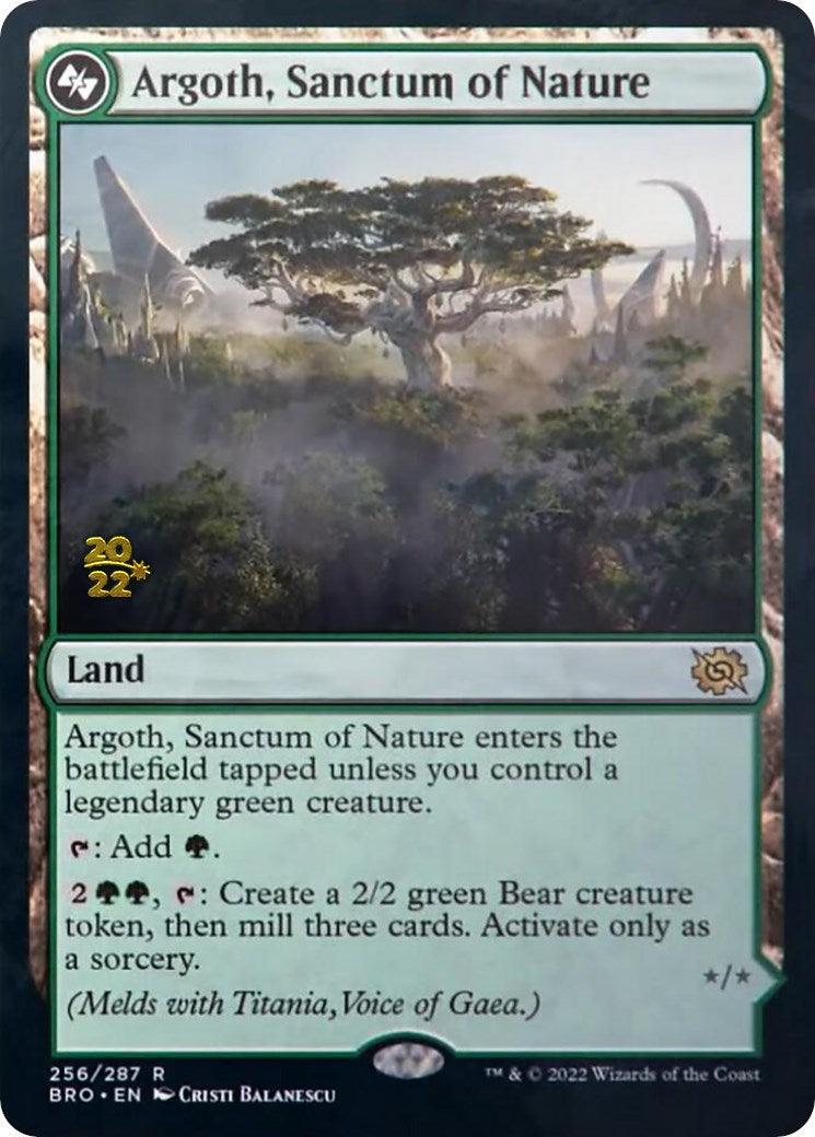 Argoth, Sanctum of Nature [The Brothers' War: Prerelease Promos] - La Boîte Mystère ( The Mystery Box)