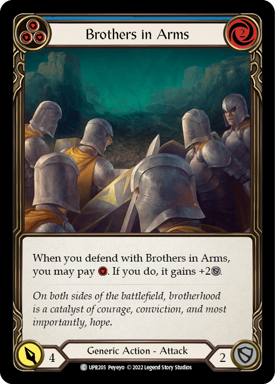Brothers in Arms (Blue) [UPR205] (Uprising) - La Boîte Mystère ( The Mystery Box)