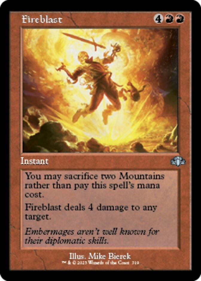 Fireblast (Retro) [Dominaria Remastered] - La Boîte Mystère ( The Mystery Box)