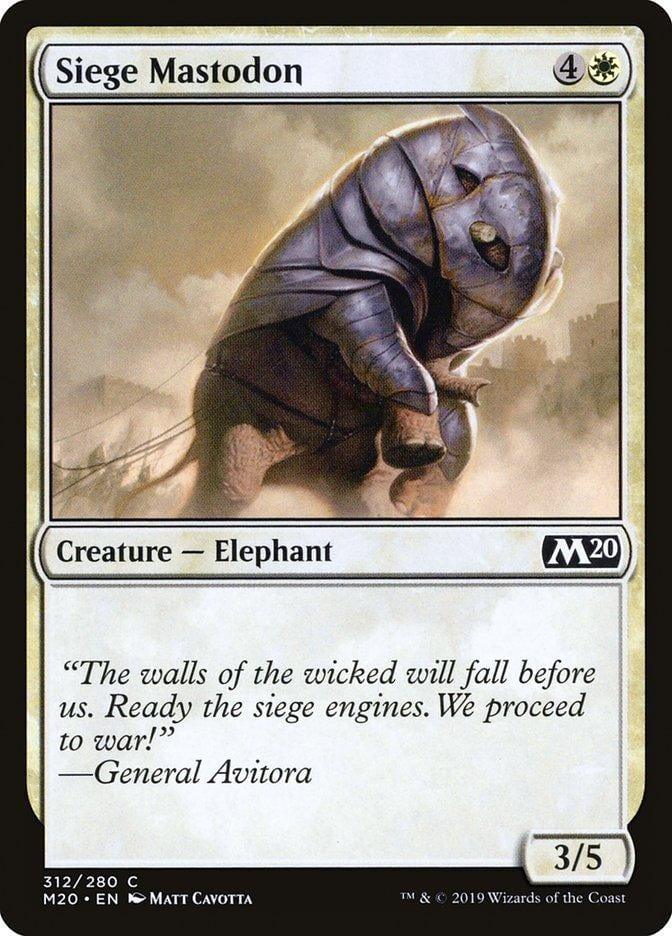 Siege Mastodon [Core Set 2020] - La Boîte Mystère ( The Mystery Box)