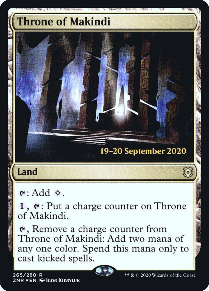 Throne of Makindi [Zendikar Rising Prerelease Promos] - La Boîte Mystère ( The Mystery Box)