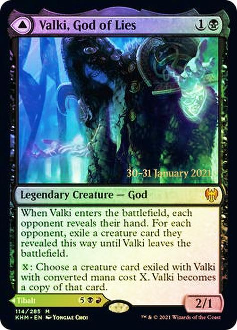 Valki, God of Lies // Tibalt, Cosmic Impostor [Kaldheim Prerelease Promos] - La Boîte Mystère ( The Mystery Box)