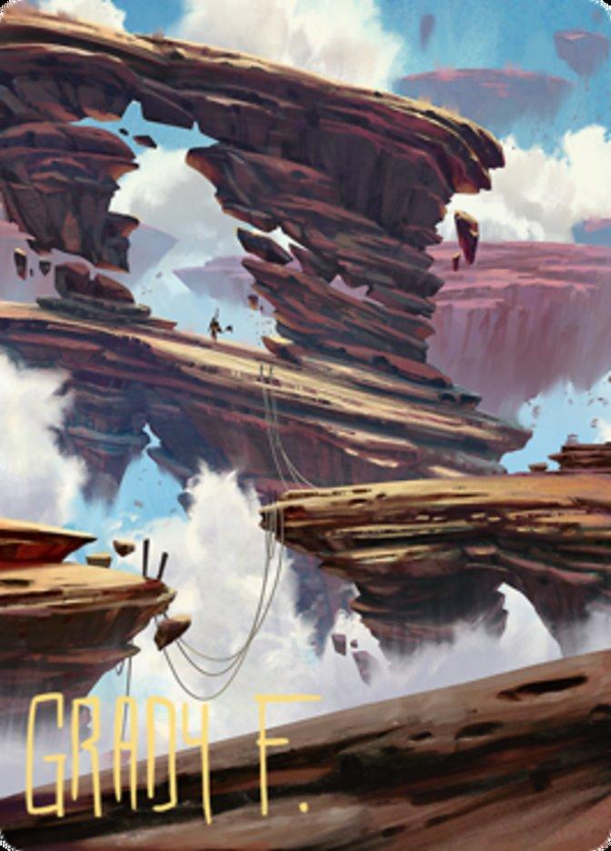 Boulderloft Pathway Art Card (Gold-Stamped Signature) [Zendikar Rising Art Series] - La Boîte Mystère ( The Mystery Box)