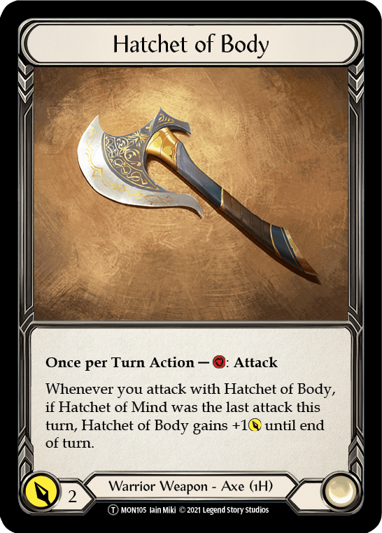 Hatchet of Body // Boltyn [U-MON105 // U-MON030] Unlimited Normal - La Boîte Mystère ( The Mystery Box)