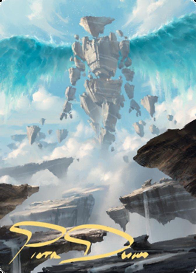 Celestial Colonnade Art Card (Gold-Stamped Signature) [Zendikar Rising Art Series] - La Boîte Mystère ( The Mystery Box)