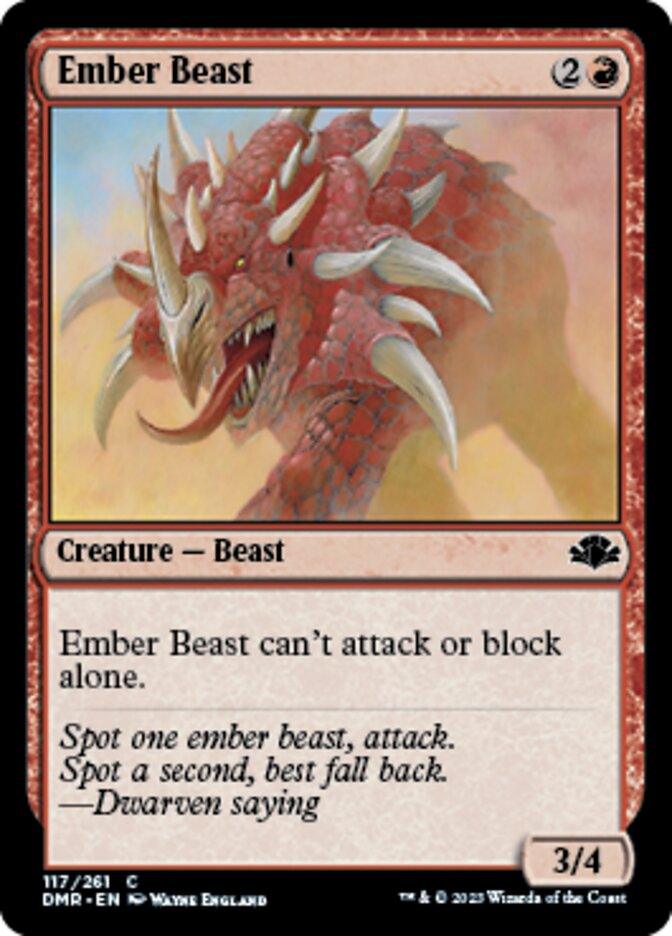 Ember Beast [Dominaria Remastered] - La Boîte Mystère ( The Mystery Box)