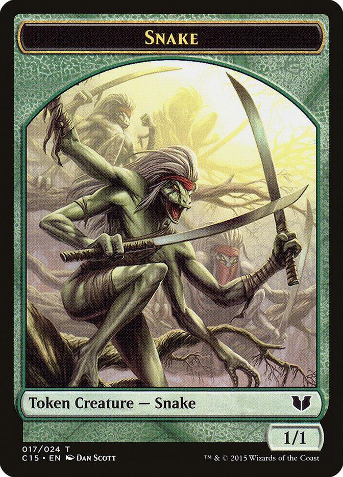 Beast // Snake (017) Double-Sided Token [Commander 2015 Tokens] - La Boîte Mystère ( The Mystery Box)
