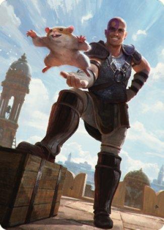 Minsc & Boo, Timeless Heroes Art Card (72) [Commander Legends: Battle for Baldur's Gate Art Series] - La Boîte Mystère ( The Mystery Box)