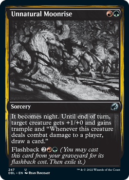 Unnatural Moonrise [Innistrad: Double Feature] - La Boîte Mystère ( The Mystery Box)