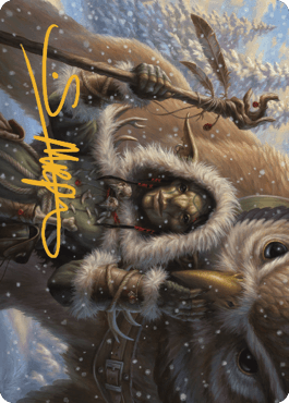 Owlbear Shepherd Art Card (Gold-Stamped Signature) [Commander Legends: Battle for Baldur's Gate Art Series] - La Boîte Mystère ( The Mystery Box)