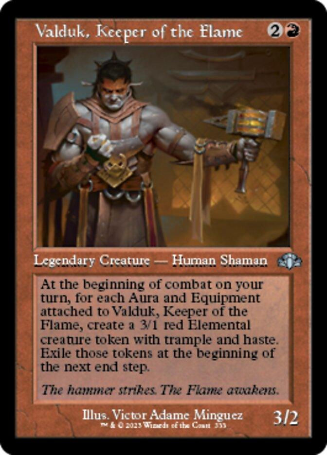 Valduk, Keeper of the Flame (Retro) [Dominaria Remastered] - La Boîte Mystère ( The Mystery Box)
