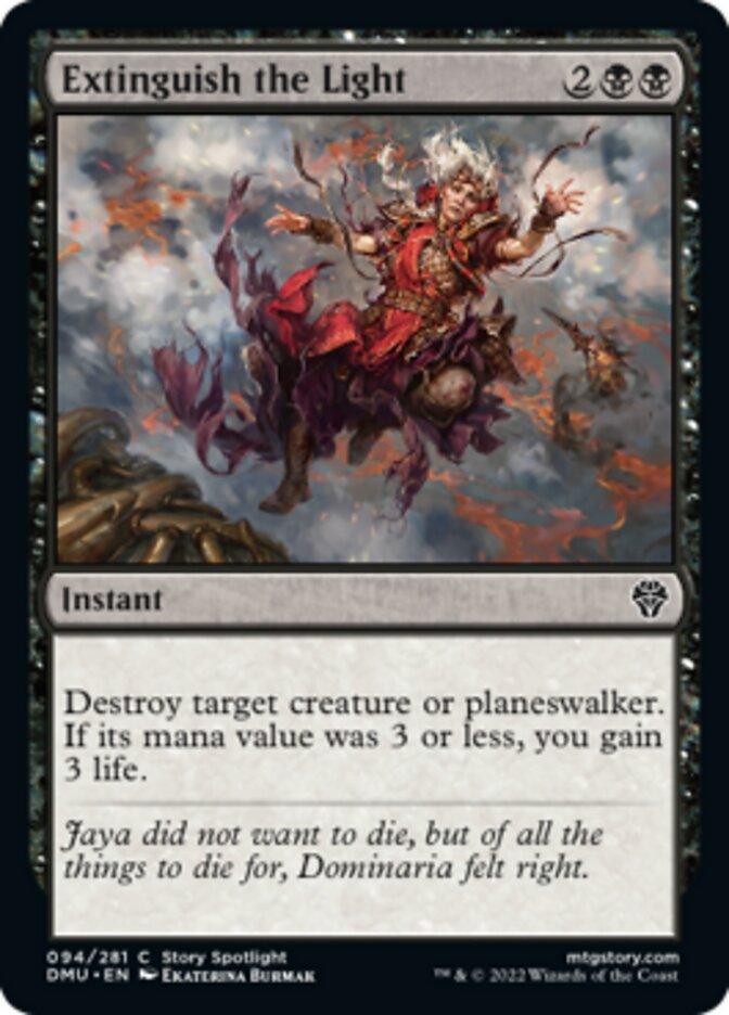 Extinguish the Light [Dominaria United] - La Boîte Mystère ( The Mystery Box)