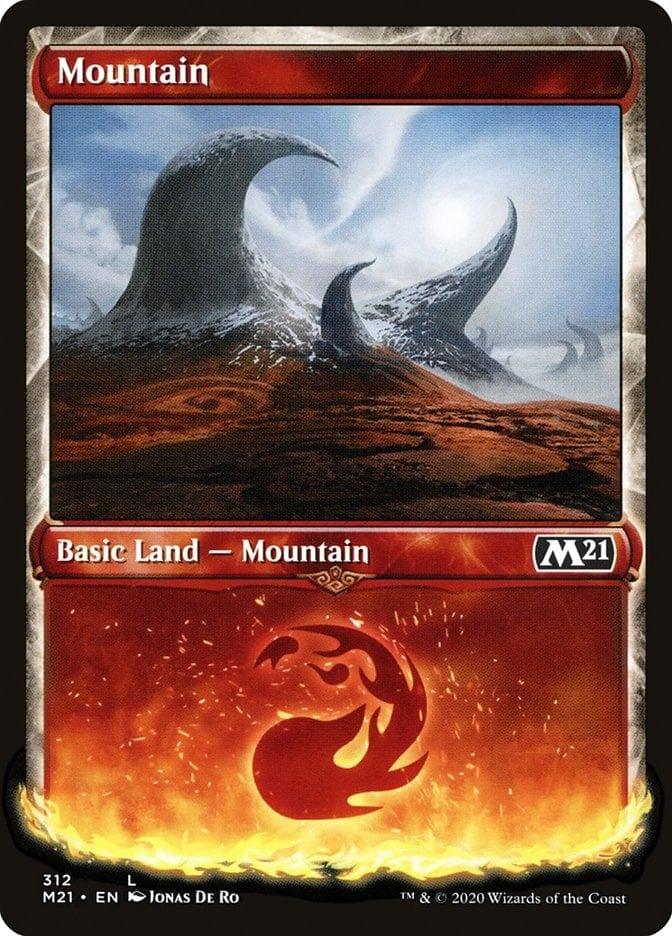 Mountain (312) (Showcase) [Core Set 2021] - La Boîte Mystère ( The Mystery Box)