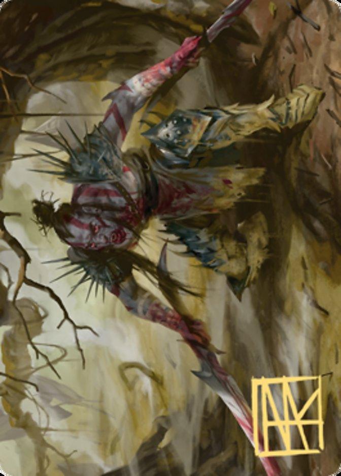Highborn Vampire Art Card (Gold-Stamped Signature) [Zendikar Rising Art Series] - La Boîte Mystère ( The Mystery Box)